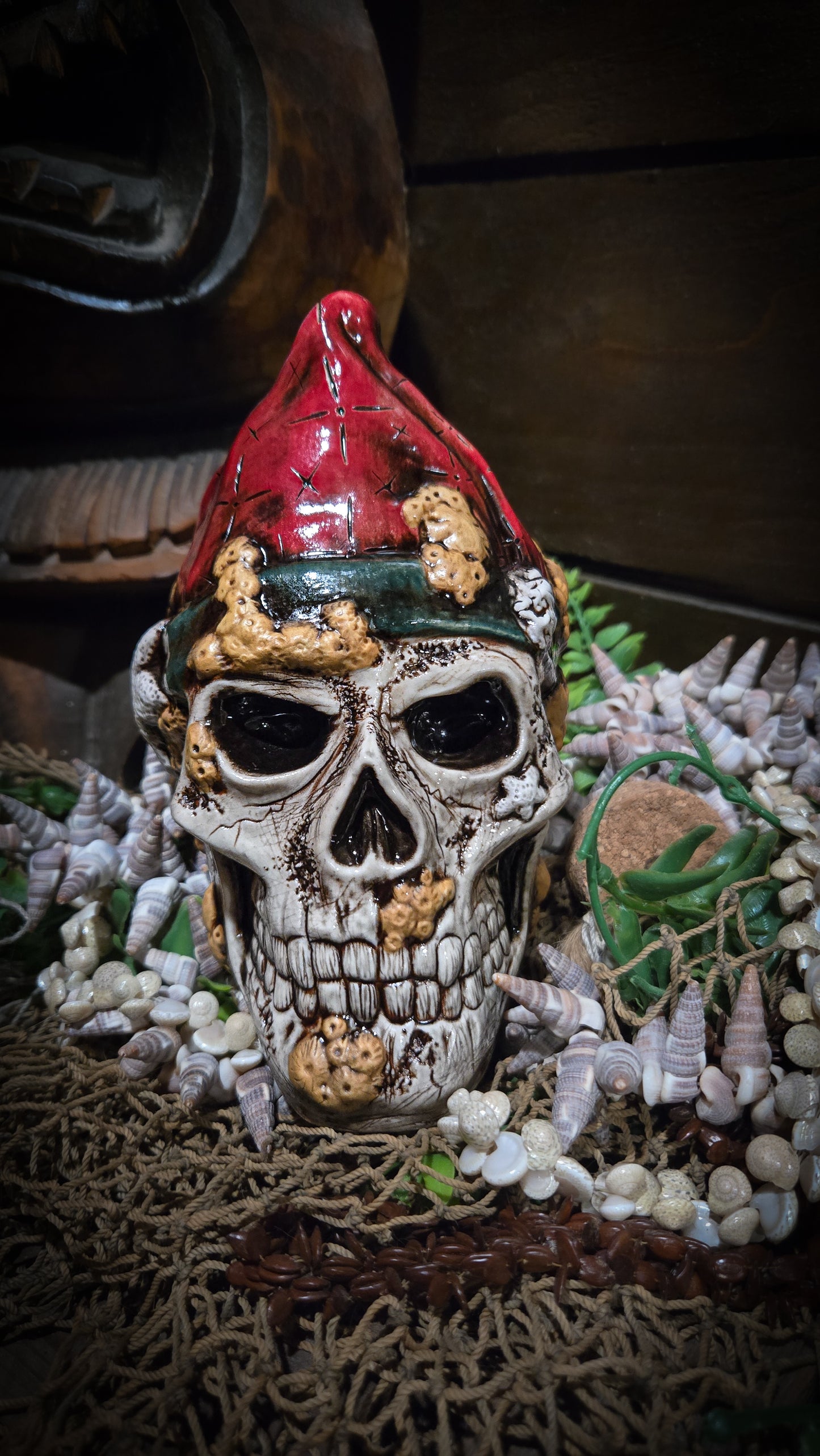 Creepy Christmas Twin- Red