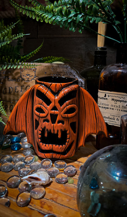 Tiki Goth Club Jack'O'lantern Mug